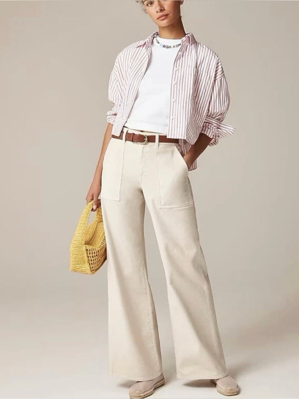 J. Crew Camp Pocket Wide Leg Pants NWT
